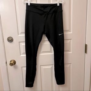 Nike black leggings, size large